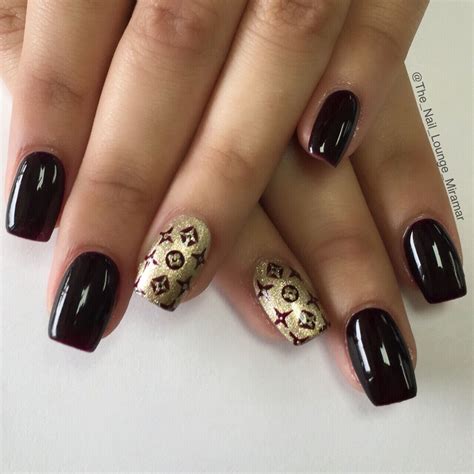 mẫu nail louis vuitton|Louis Vuitton nail art ideas.